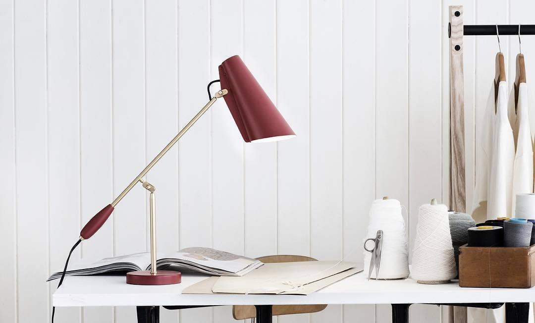 Orbix Steel Mid-Century Table Lamp