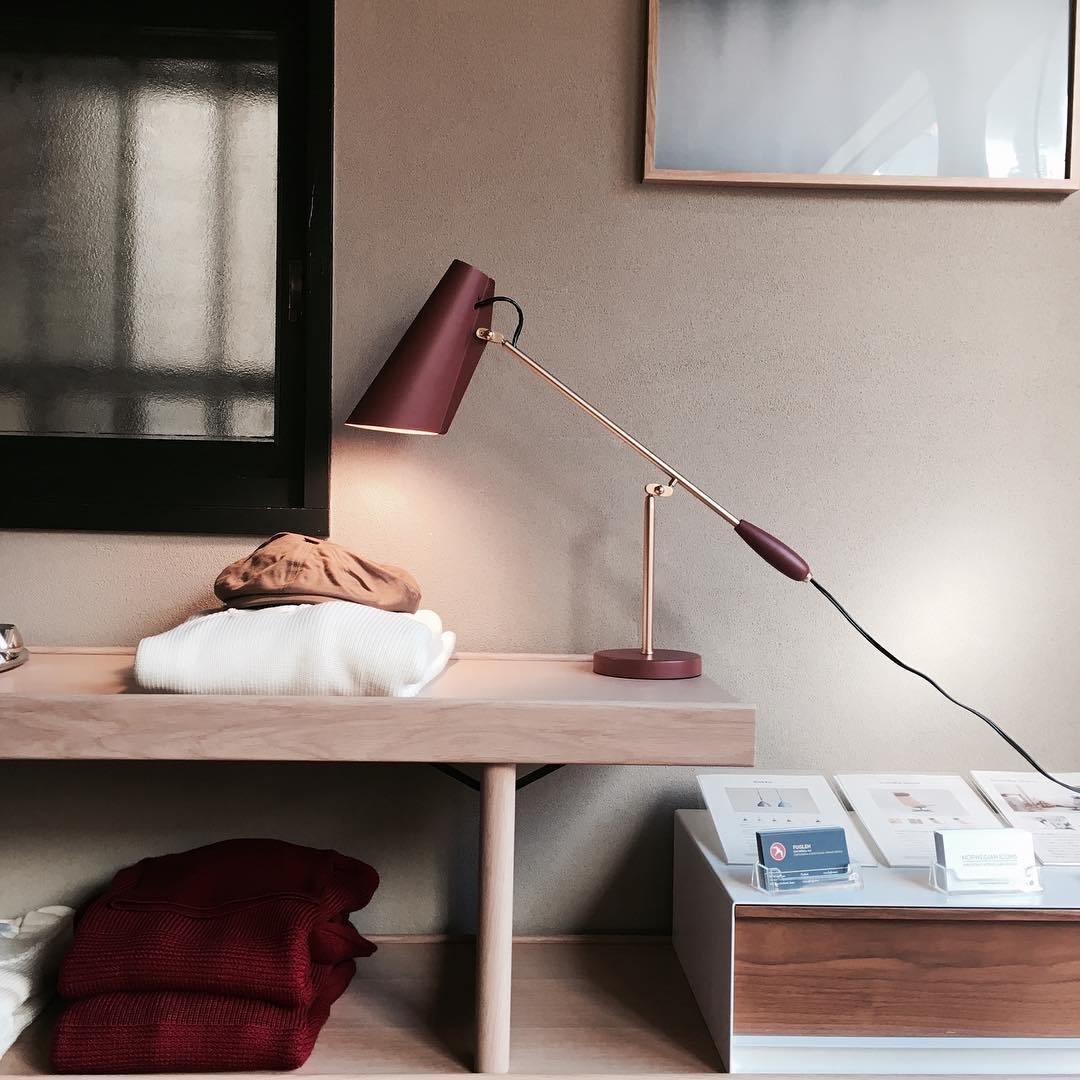 Orbix Steel Mid-Century Table Lamp