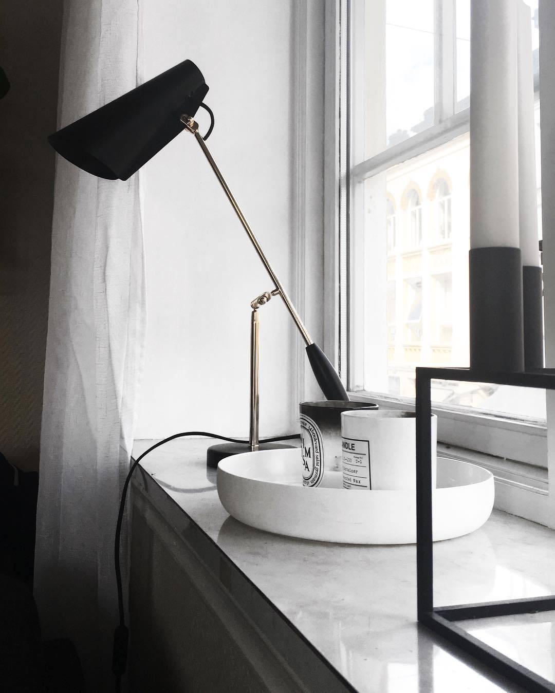 Orbix Steel Mid-Century Table Lamp