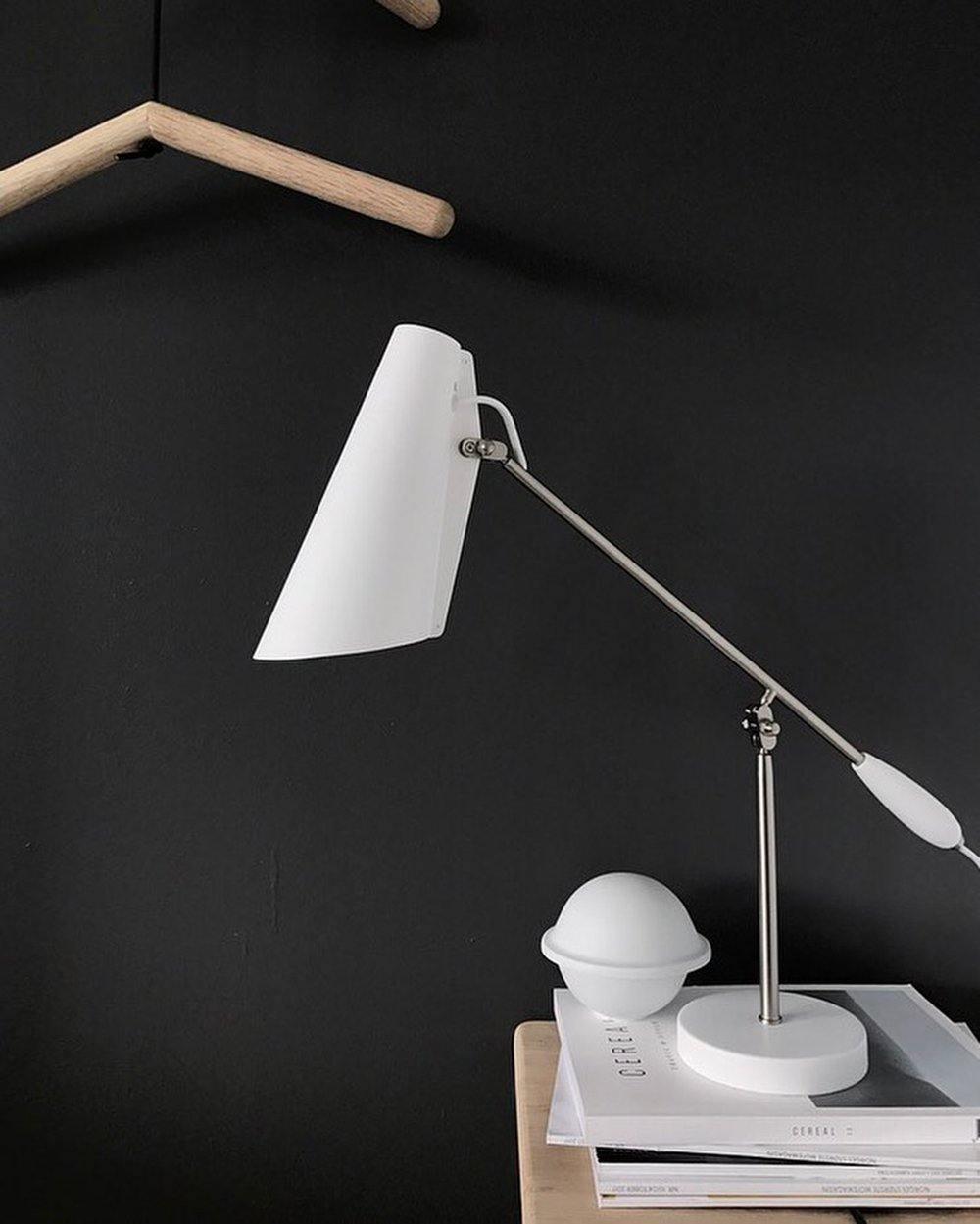 Orbix Steel Mid-Century Table Lamp