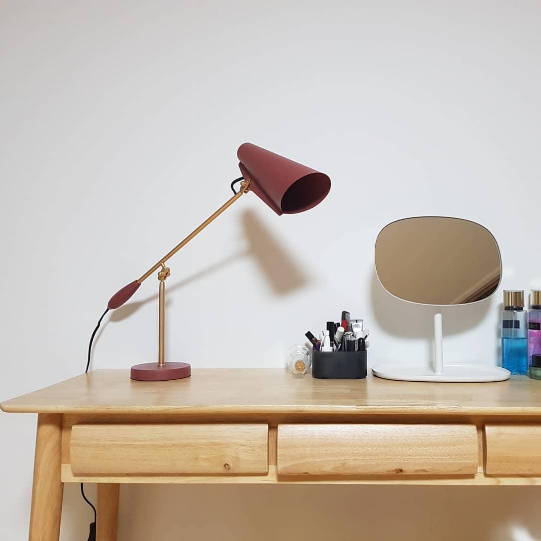 Orbix Steel Mid-Century Table Lamp