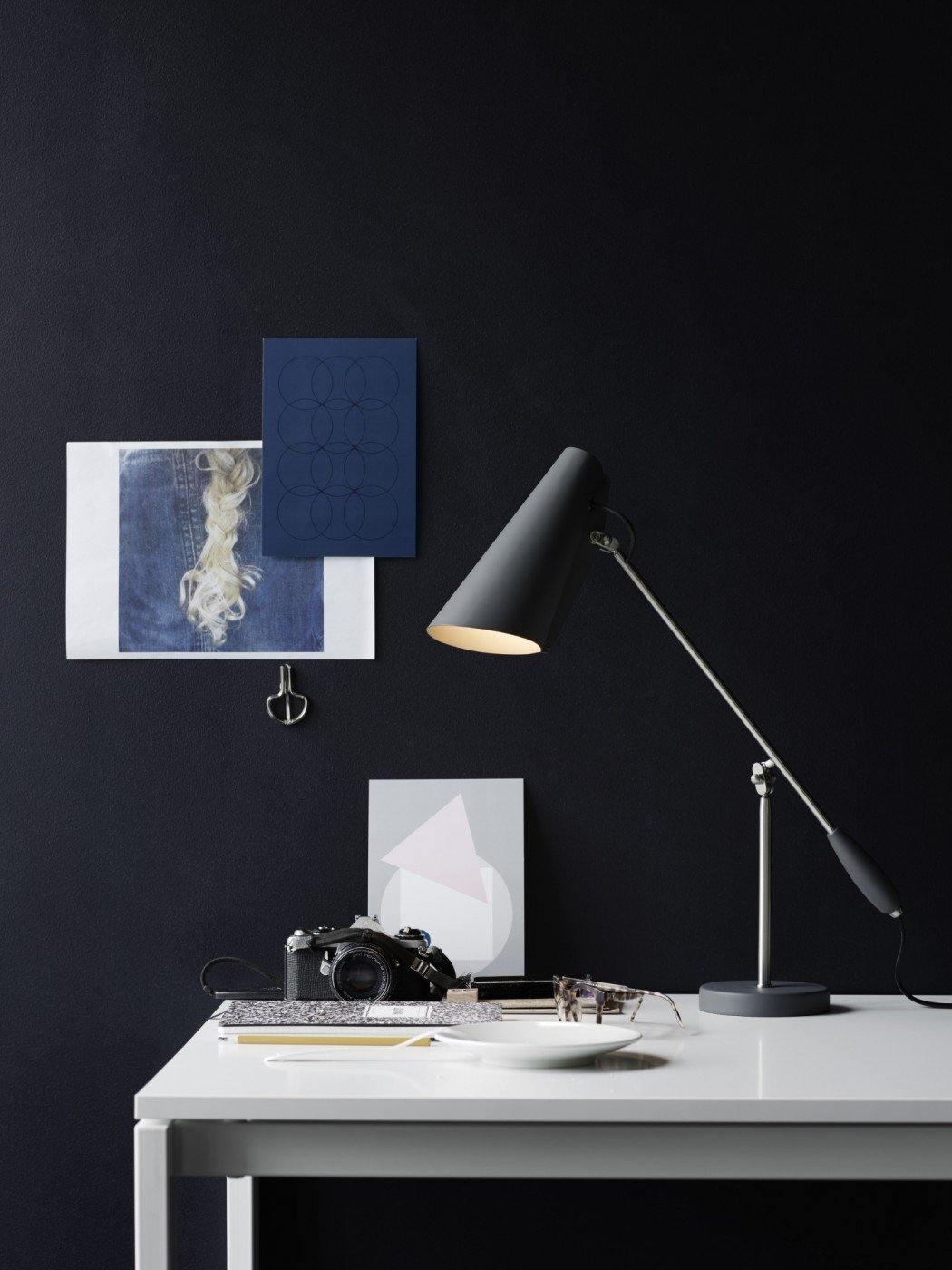 Orbix Steel Mid-Century Table Lamp