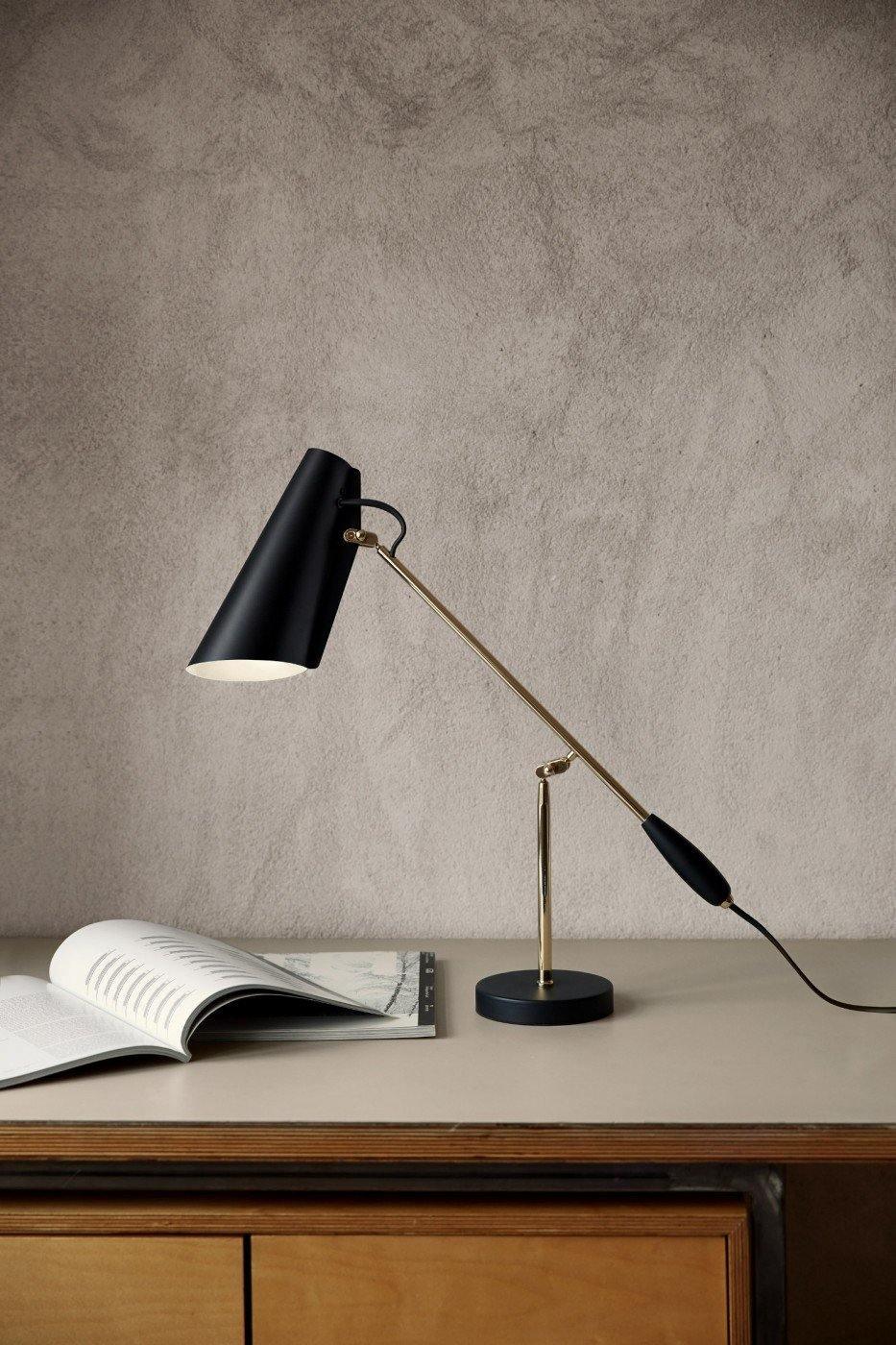 Orbix Steel Mid-Century Table Lamp