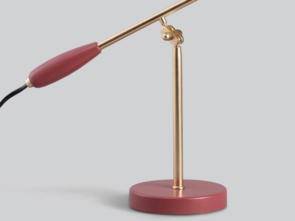 Orbix Steel Mid-Century Table Lamp