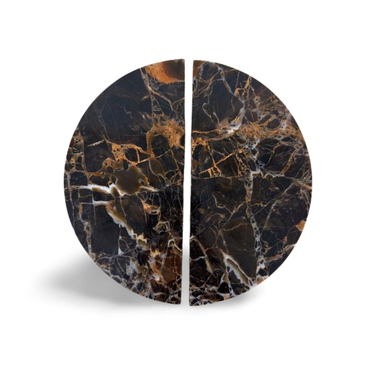 Dyrha Coffee Marble Door Handle