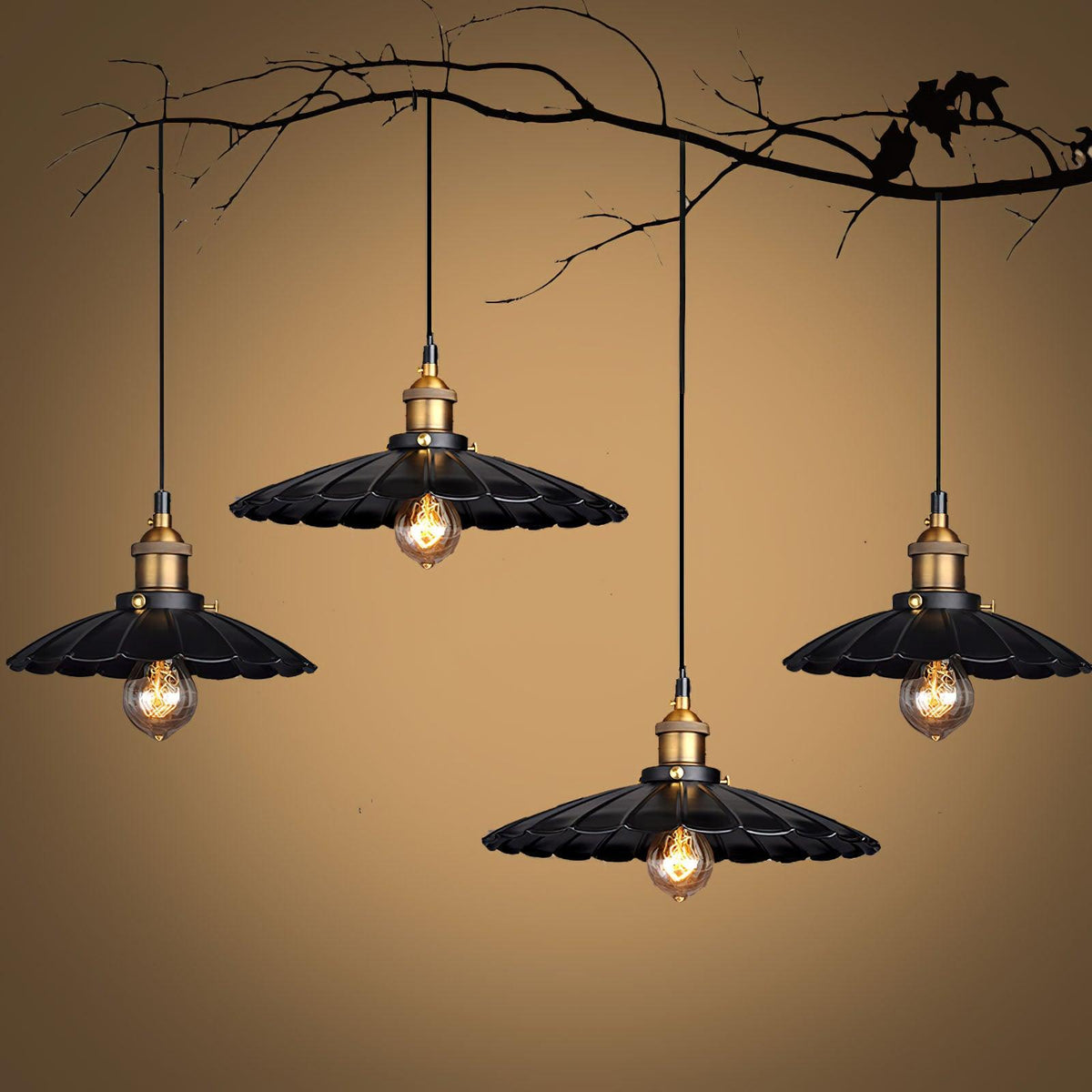 Valaine Contemporary Iron Pendant Light