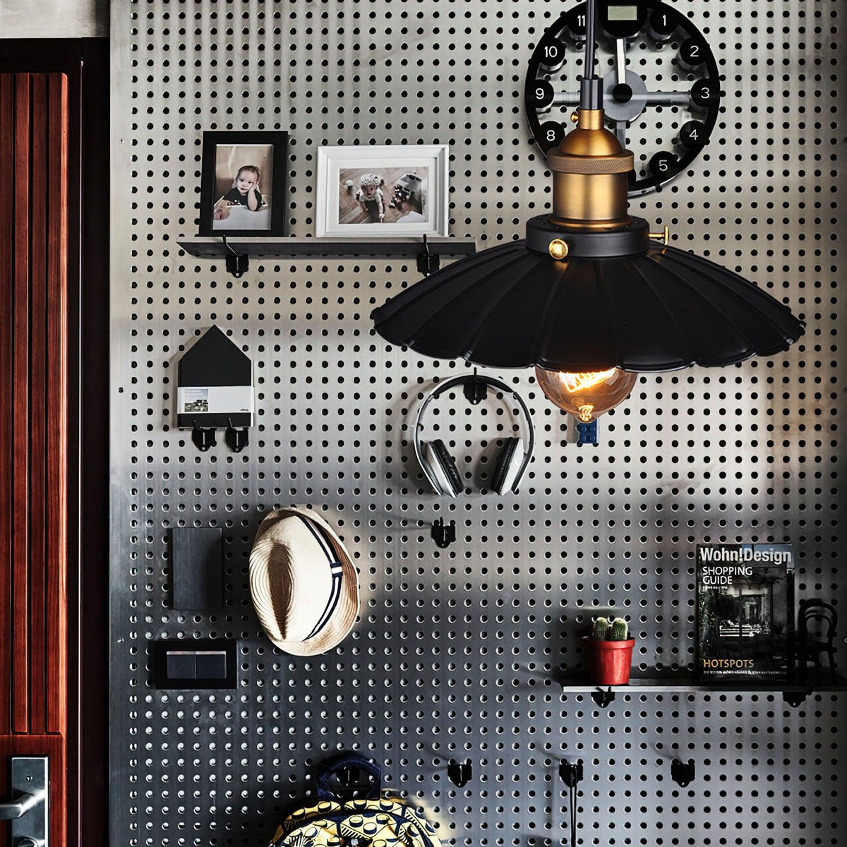 Valaine Contemporary Iron Pendant Light