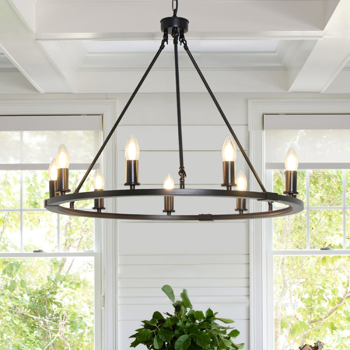 Orinoaria Industrial Iron Chandelier