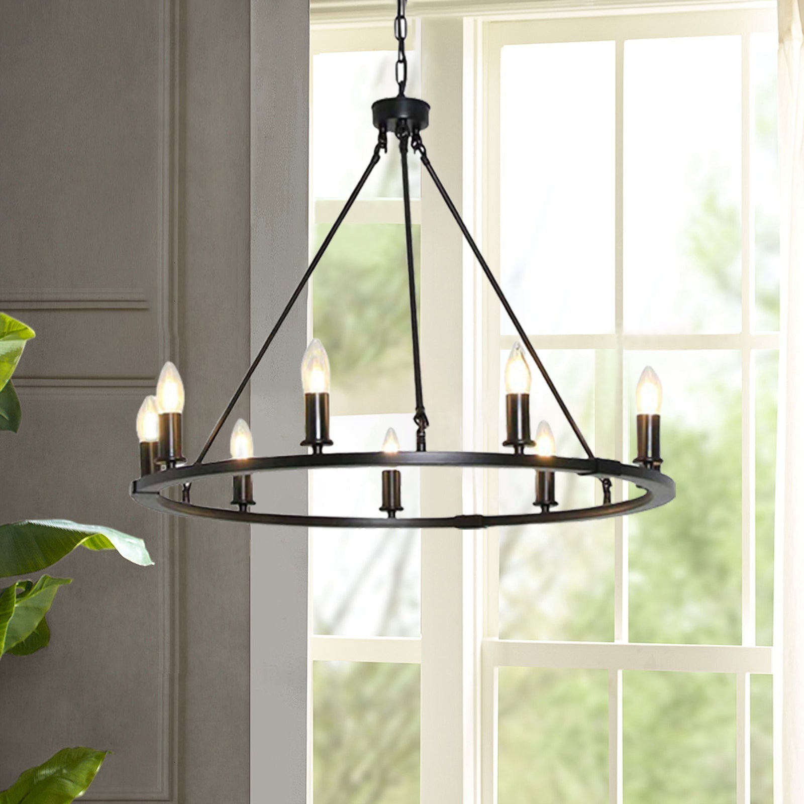 Orinoaria Industrial Iron Chandelier