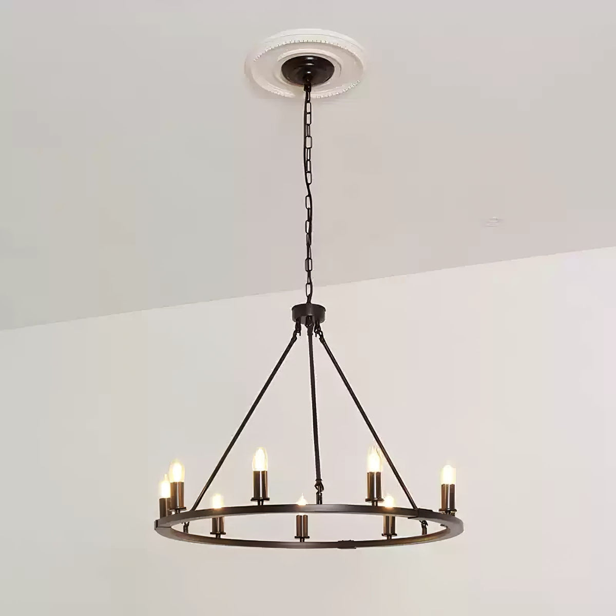 Orinoaria Industrial Iron Chandelier