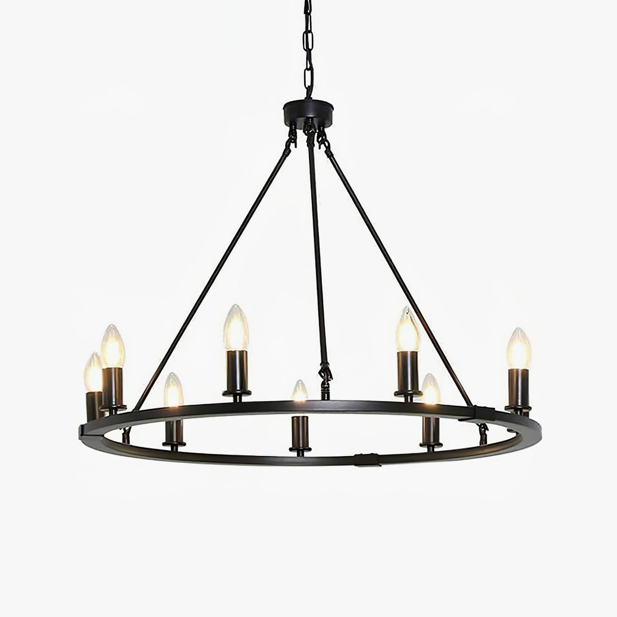 Orinoaria Industrial Iron Chandelier