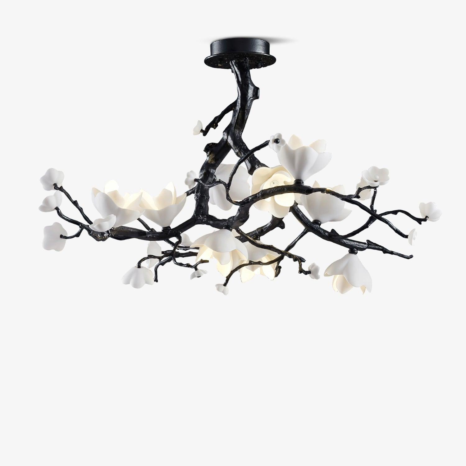 Aureira Pendant Lamp Black Copper Tree Wild Fruits