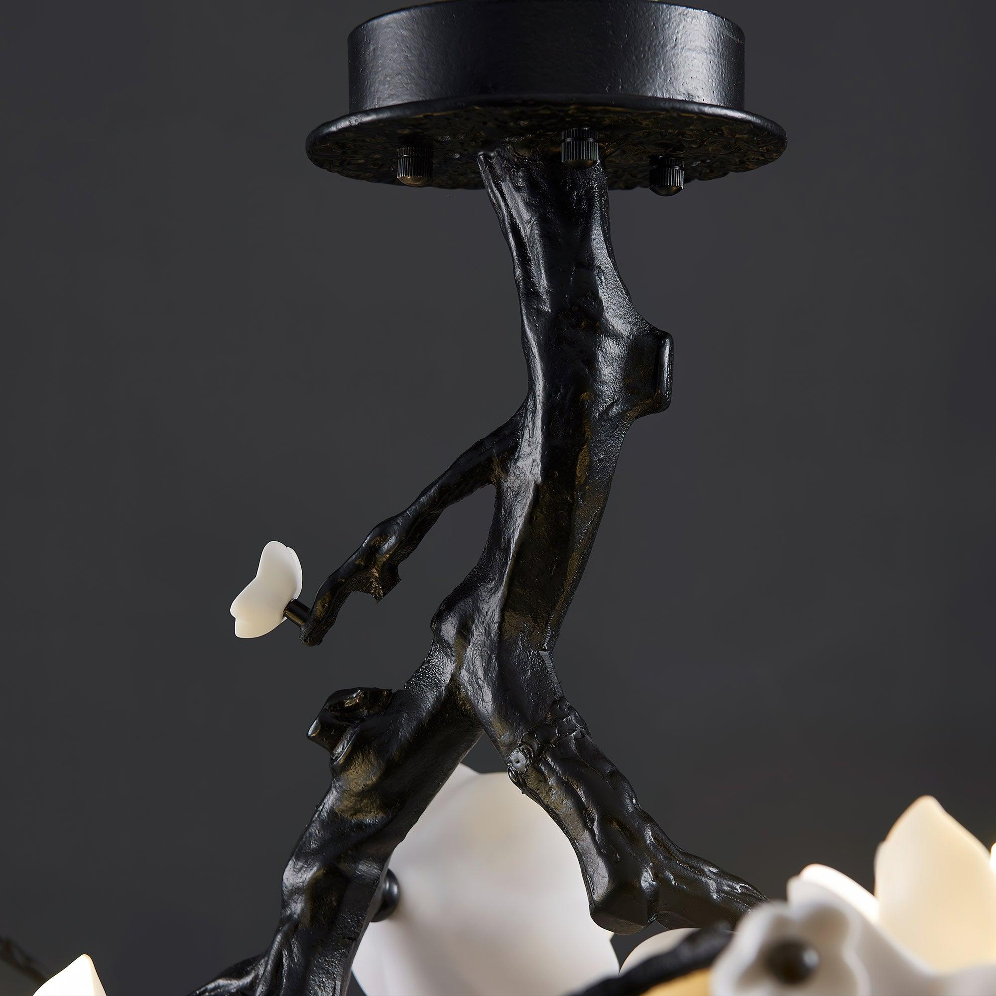 Aureira Pendant Lamp Black Copper Tree Wild Fruits