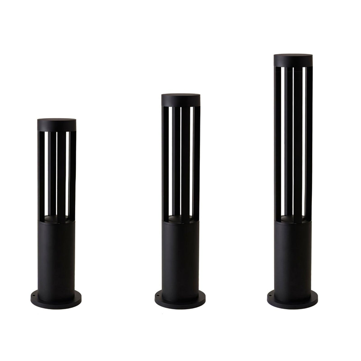 Orelinella Outdoor Light Black Cylindrical Garden