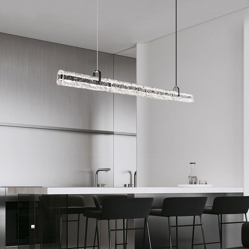 Cedorisra Luxury Ice Black Glass Pendant Lamp