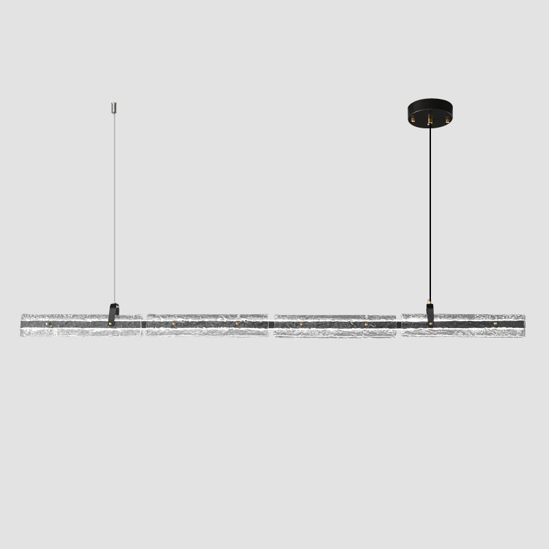 Cedorisra Luxury Ice Black Glass Pendant Lamp