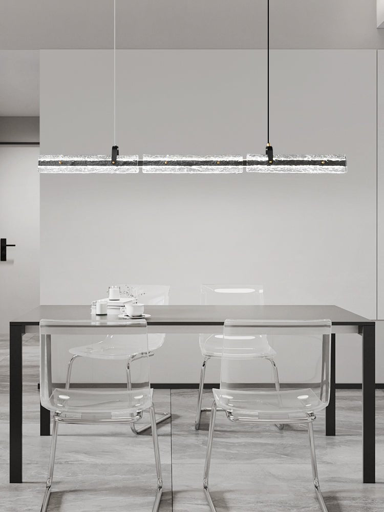 Cedorisra Luxury Ice Black Glass Pendant Lamp