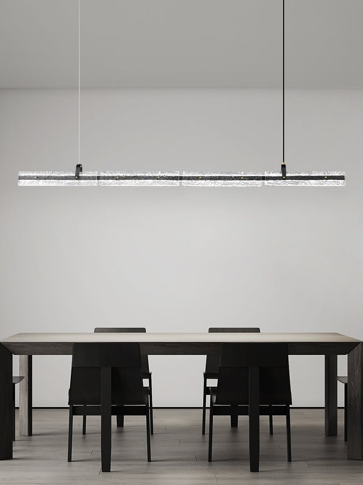 Cedorisra Luxury Ice Black Glass Pendant Lamp