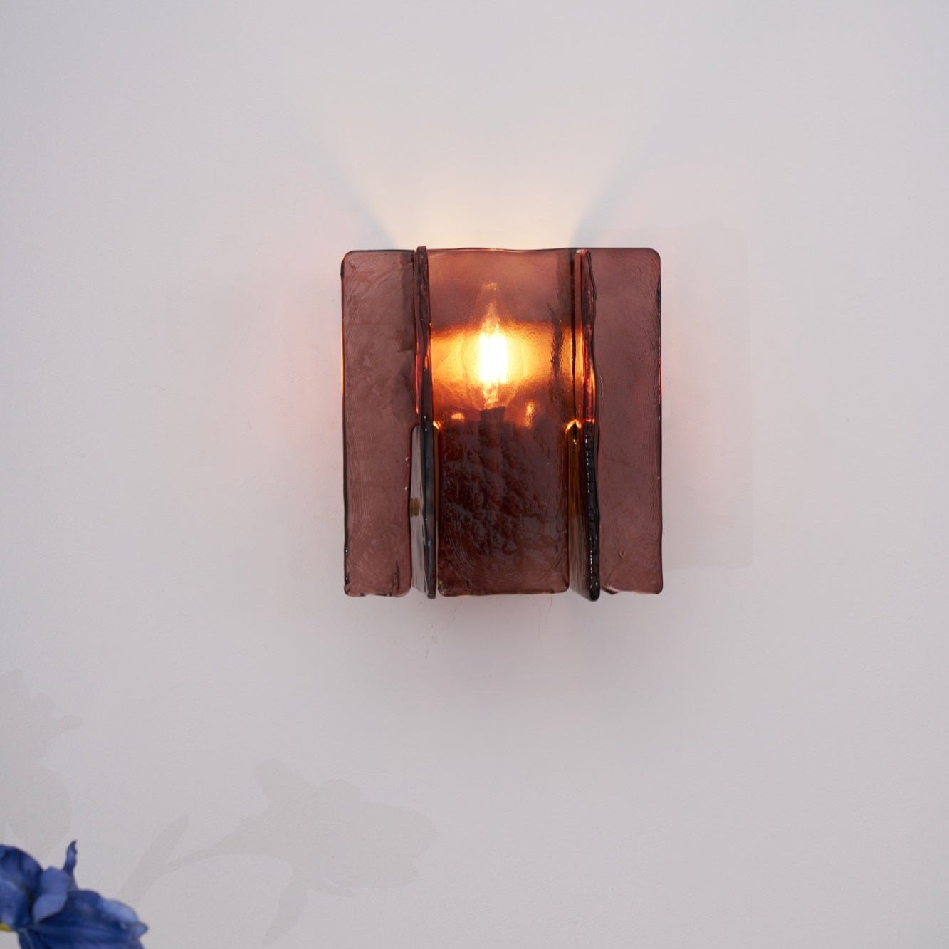 Lustra Wall Light Brass Glass Clear - Neutral Decor
