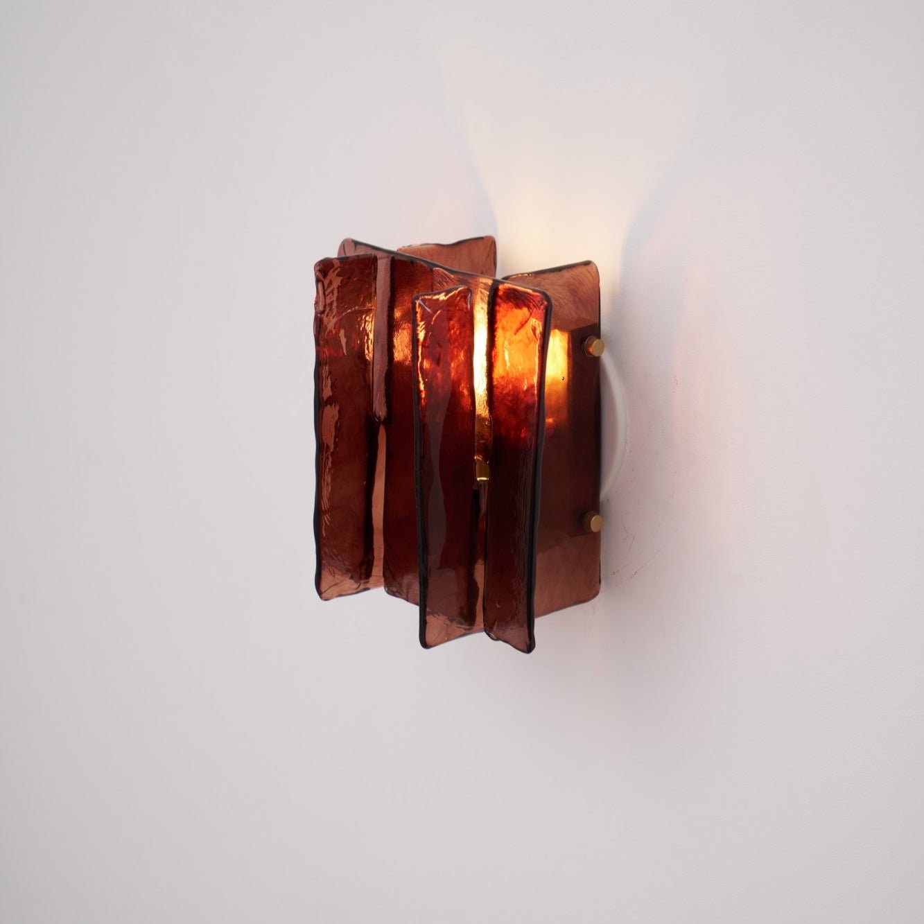 Lustra Wall Light Brass Glass Clear - Neutral Decor