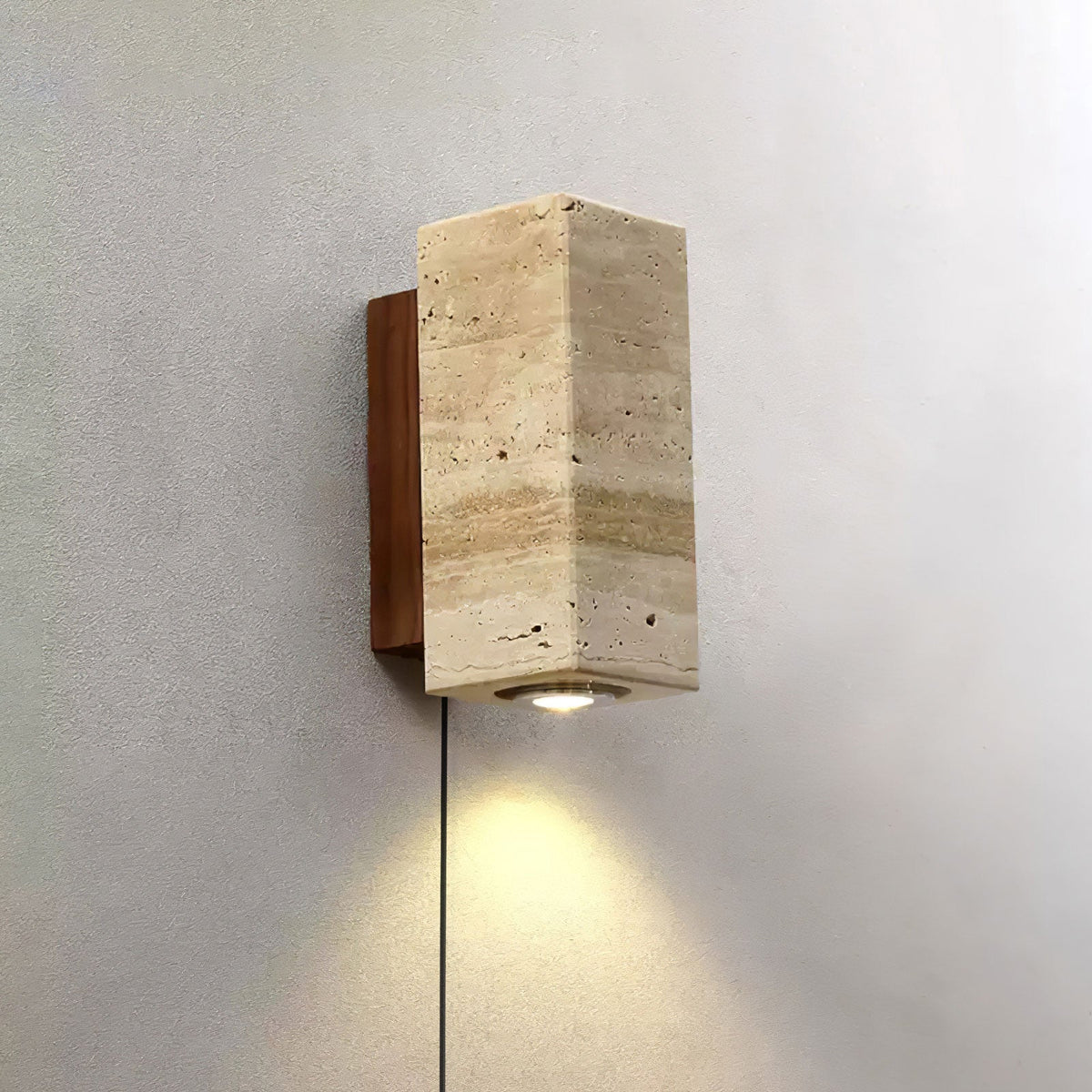 Solmere Blend Plug In Indoor Wall Light