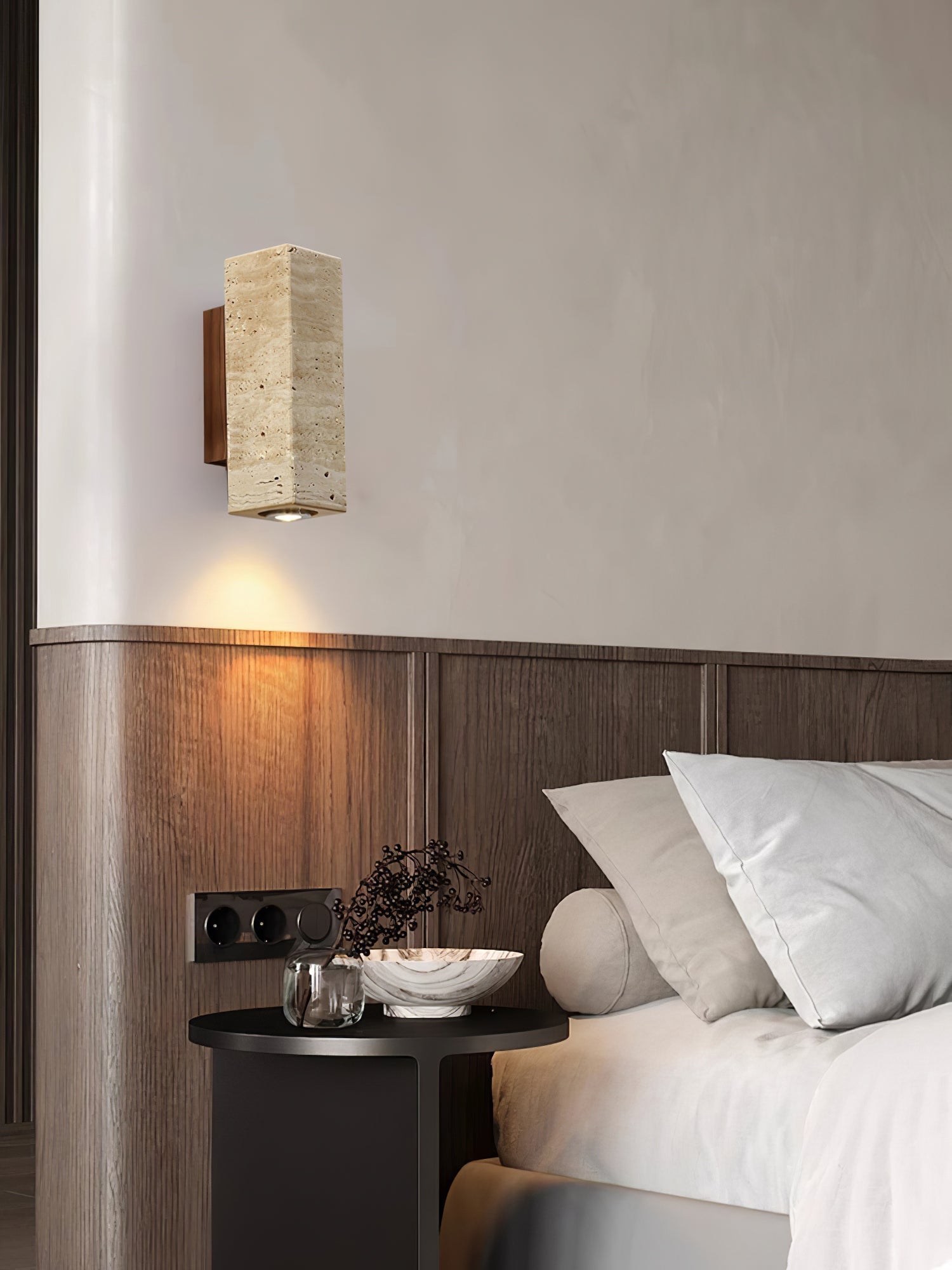 Solmere Blend Plug In Indoor Wall Light