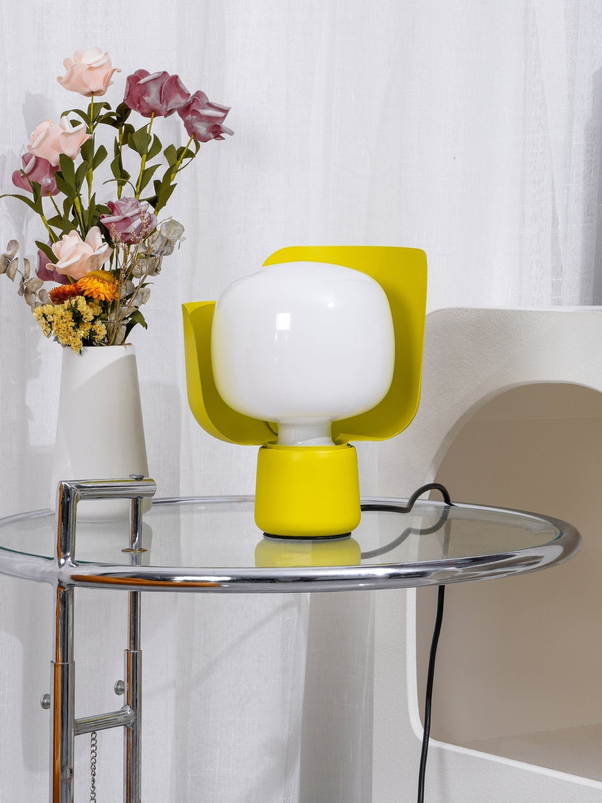 Zuri Plastic Minimalist Table Lamp