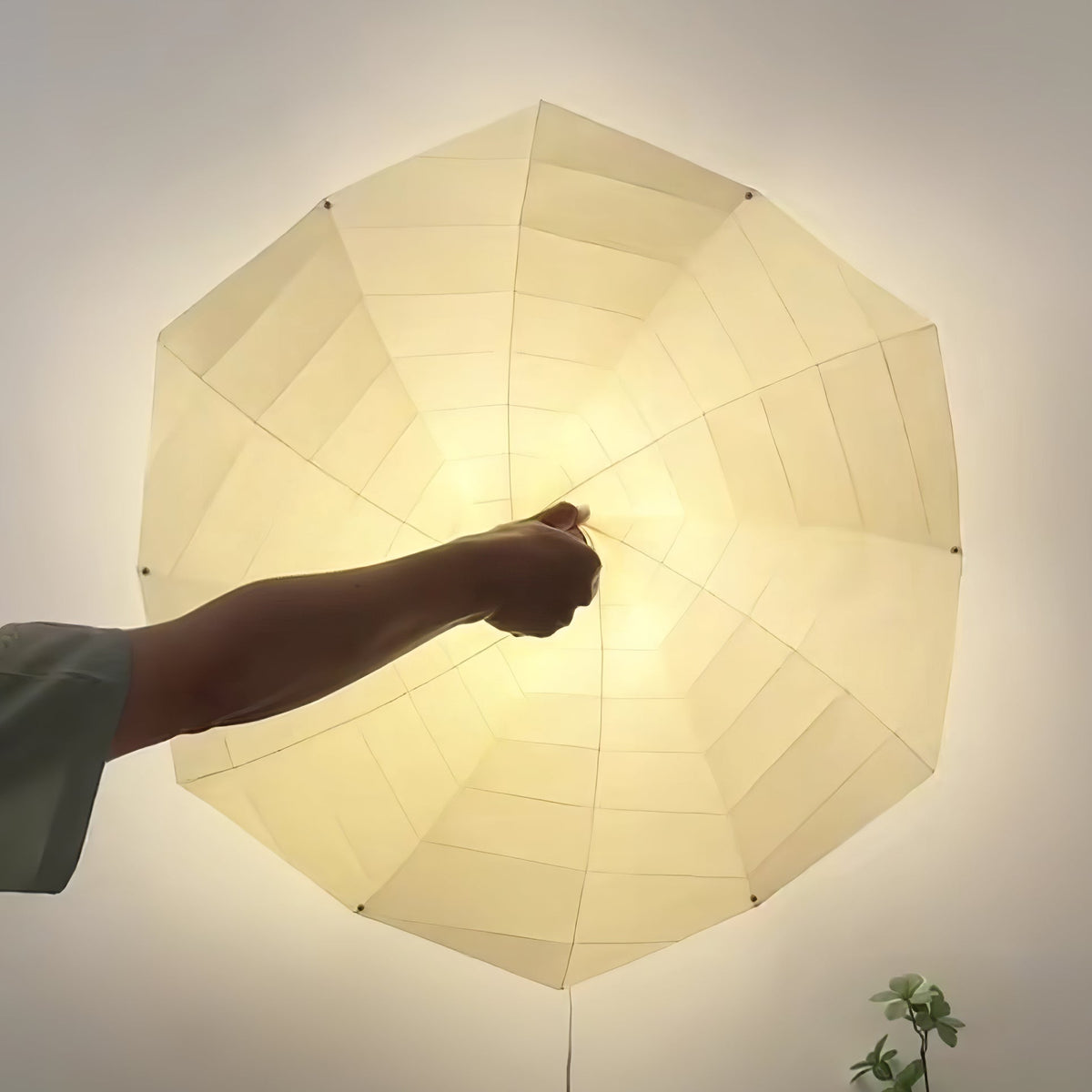 Liniise Spiral Fabric Pendant Light