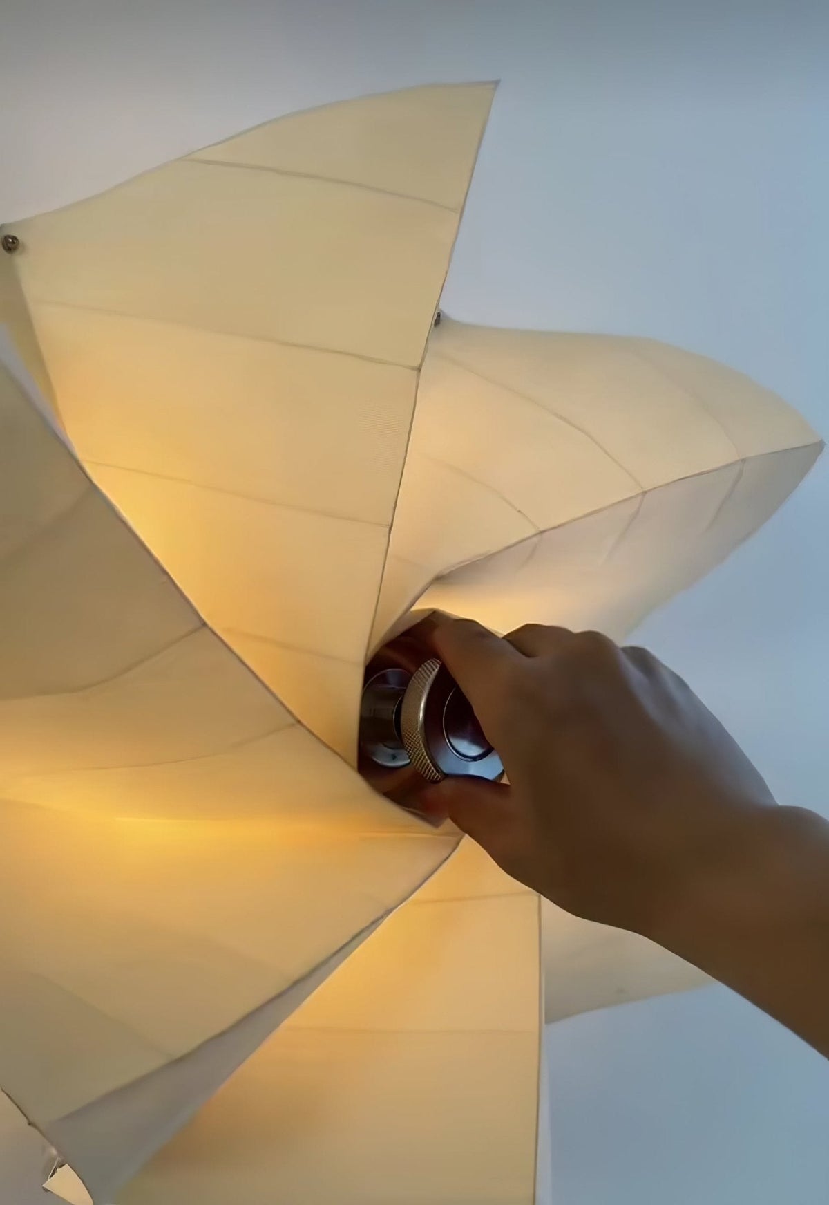 Liniise Spiral Fabric Pendant Light