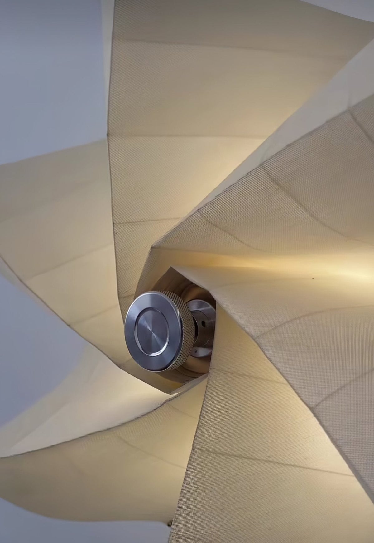 Liniise Spiral Fabric Pendant Light