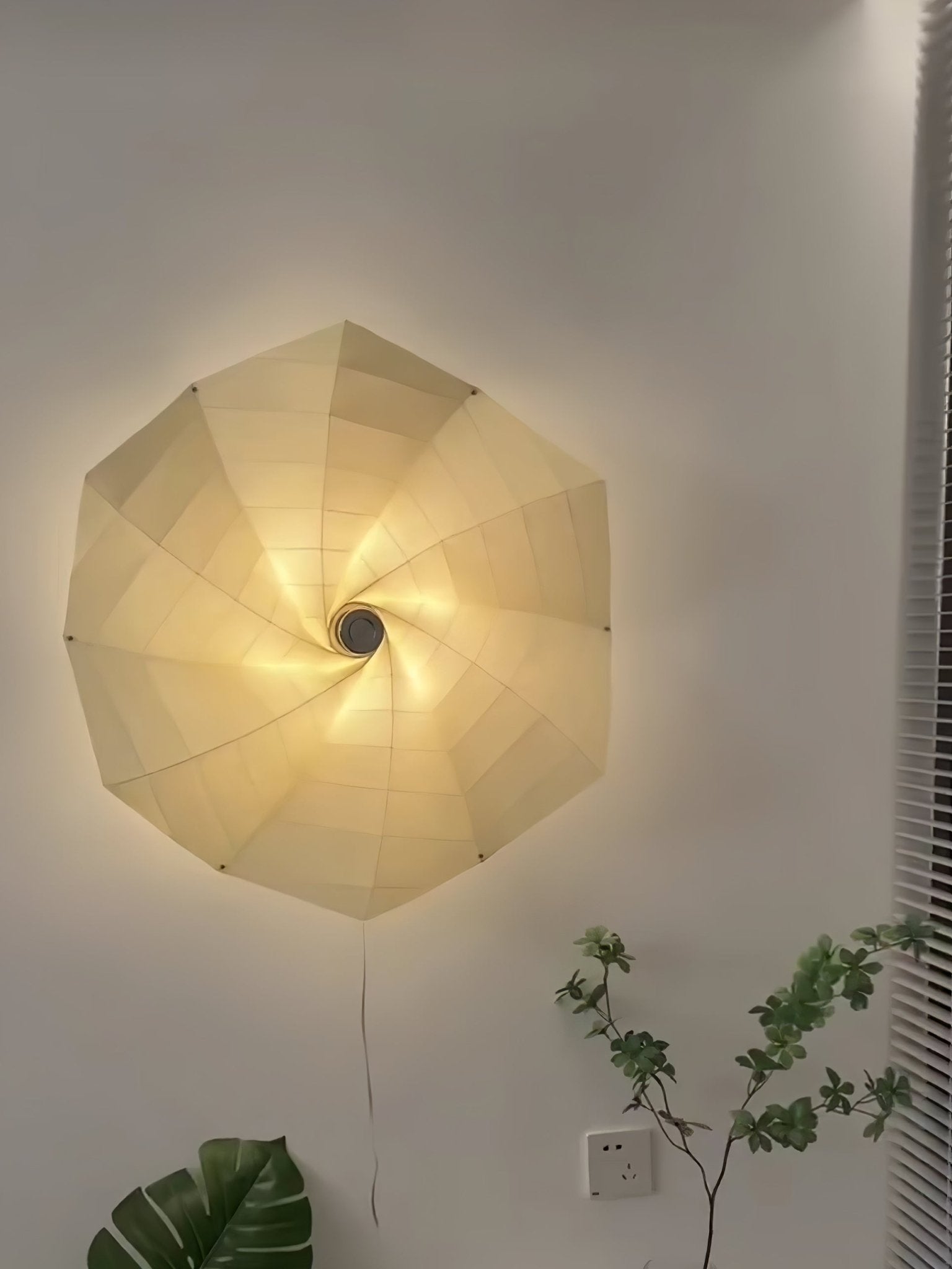 Liniise Spiral Fabric Pendant Light