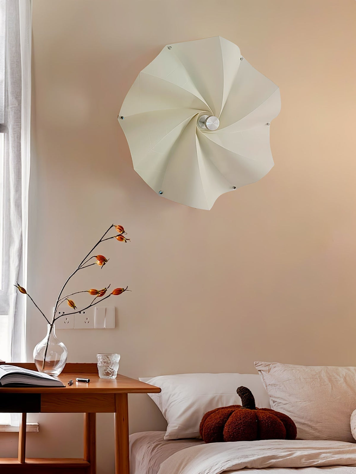 Liniise Spiral Fabric Pendant Light