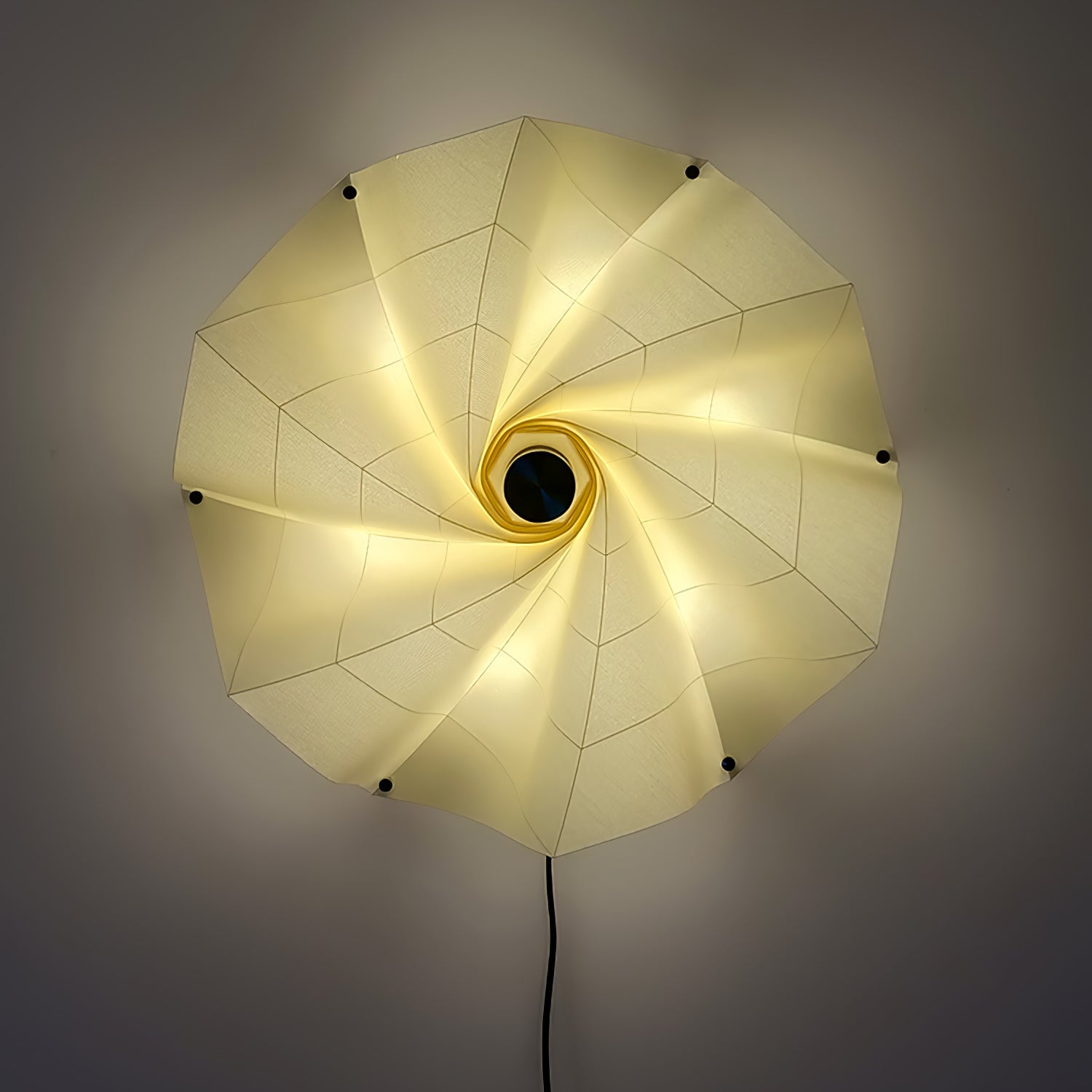 Liniise Spiral Fabric Pendant Light