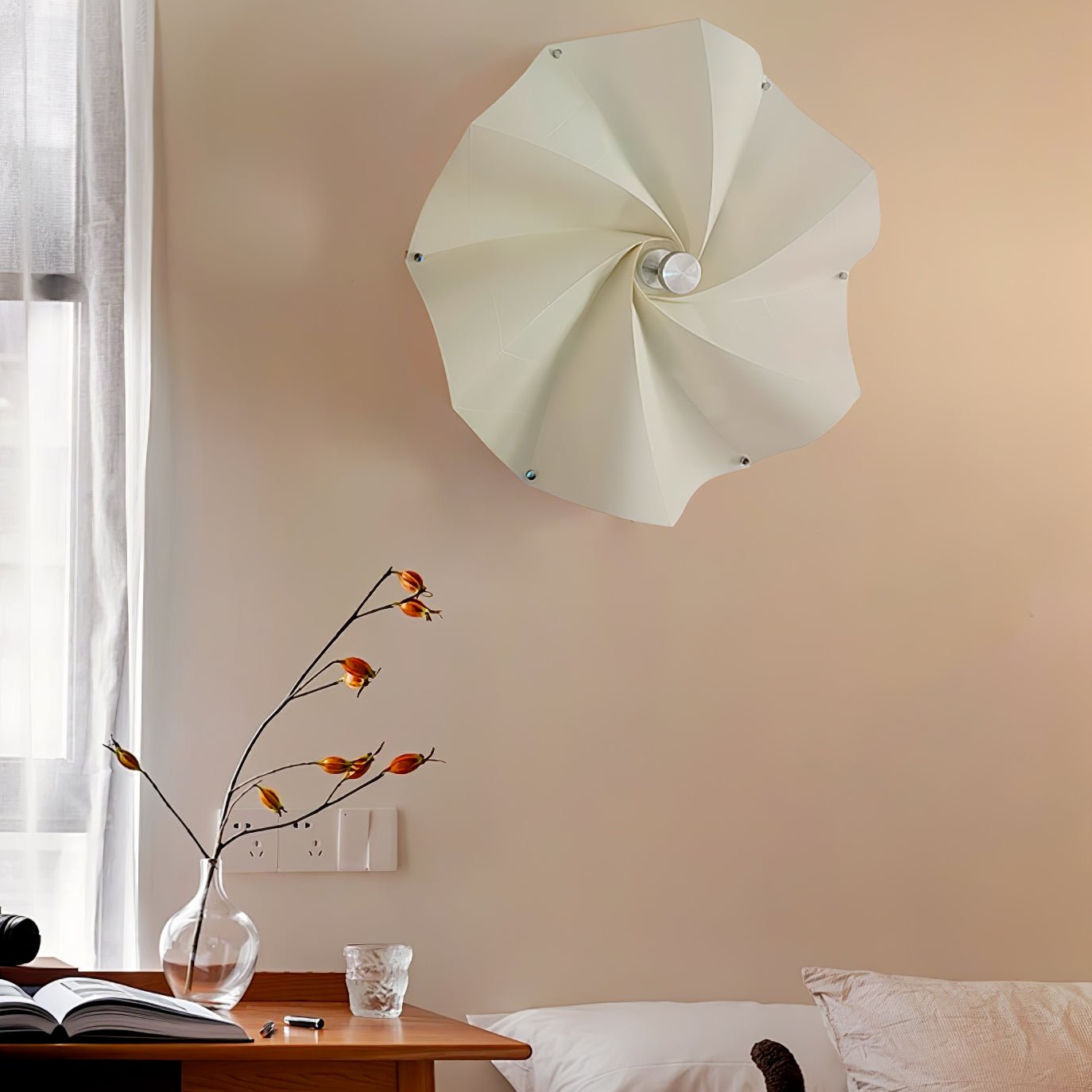 Liniise Spiral Fabric Pendant Light