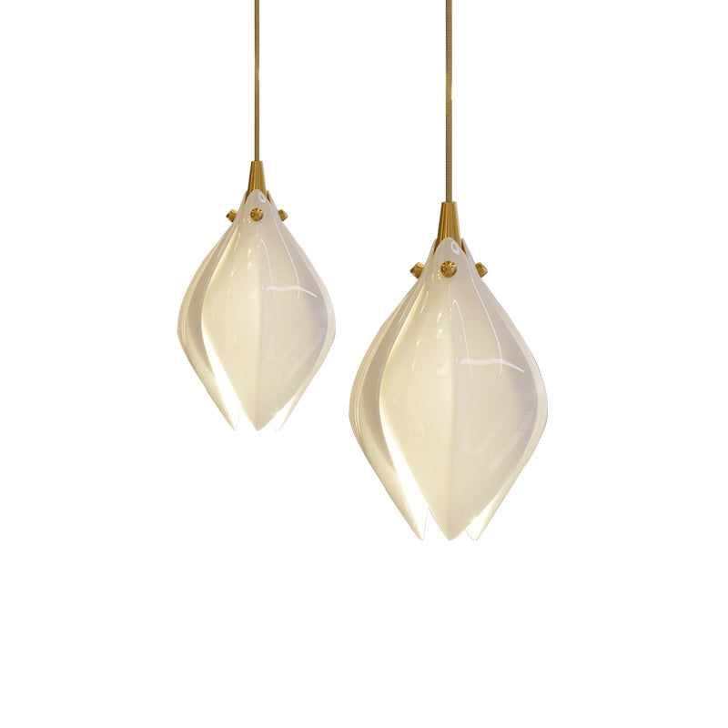 Tessa Pendant Lamp White Floral Ceramic