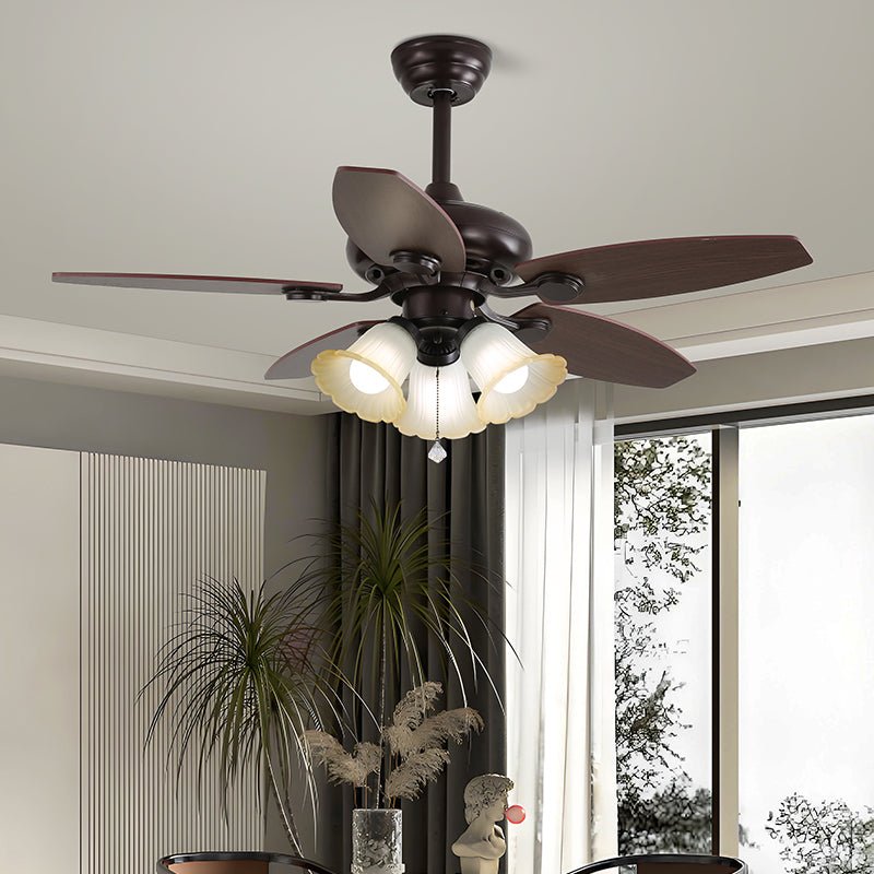 Ciraneon Vintage Ceiling Fan Light