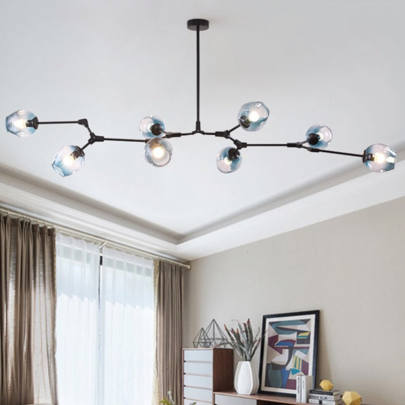 Valentina Nordic Modern Glass Pendant Light Bubble - Neutral Decor