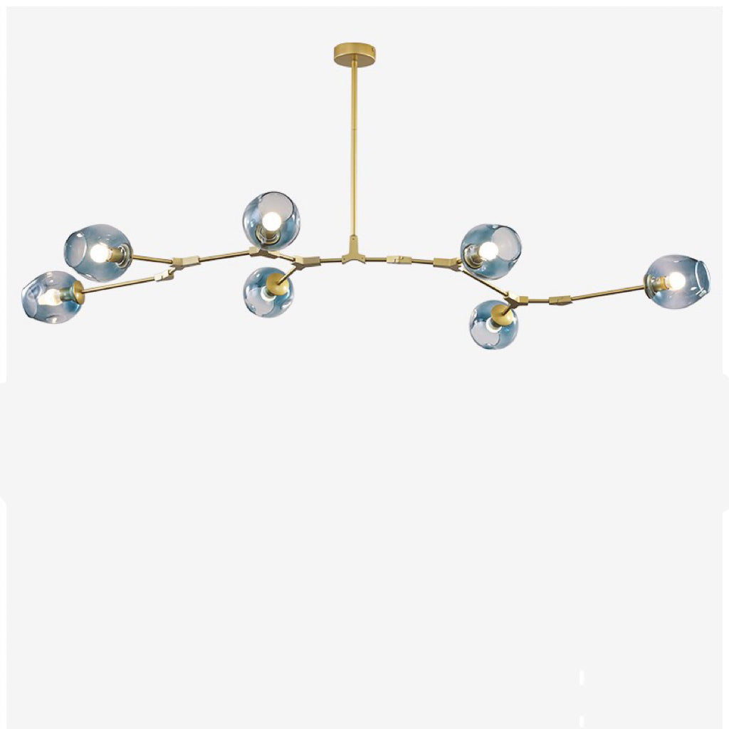 Valentina Nordic Modern Glass Pendant Light Bubble - Neutral Decor
