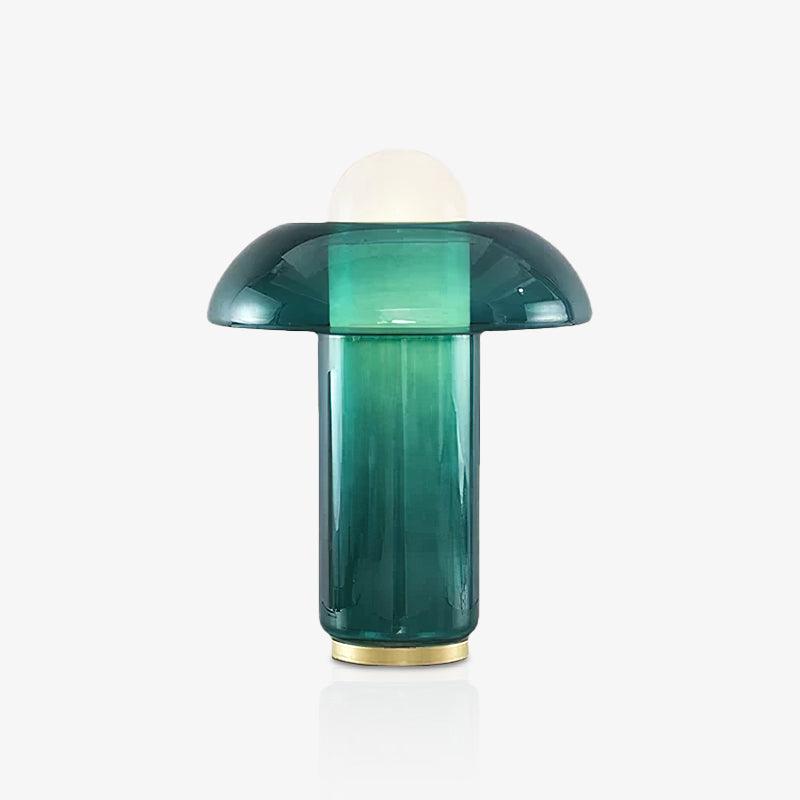 Navlen Green Glass Table Lamp