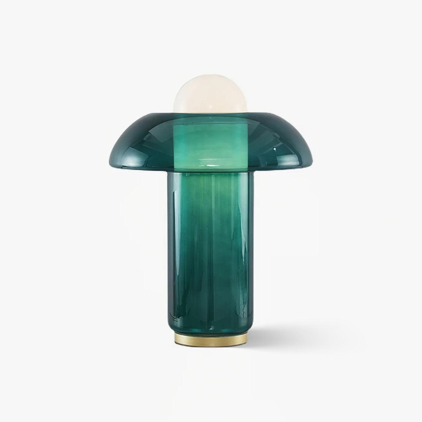 Navlen Green Glass Table Lamp