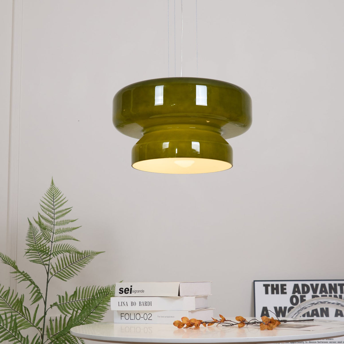 Zerithce Glass Modern Minimalist Pendant Lamp
