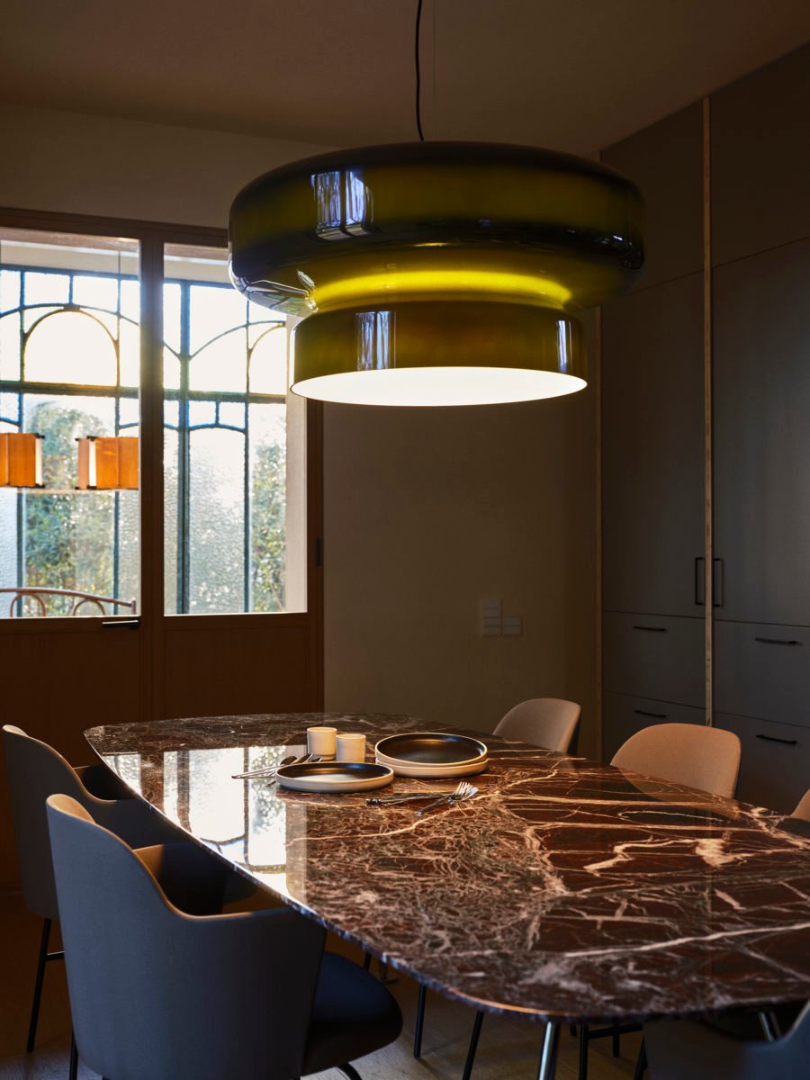 Zerithce Glass Modern Minimalist Pendant Lamp