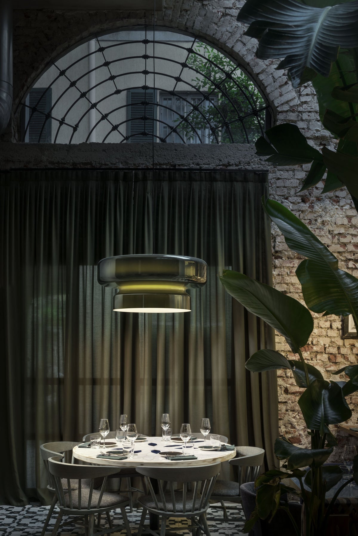Zerithce Glass Modern Minimalist Pendant Lamp