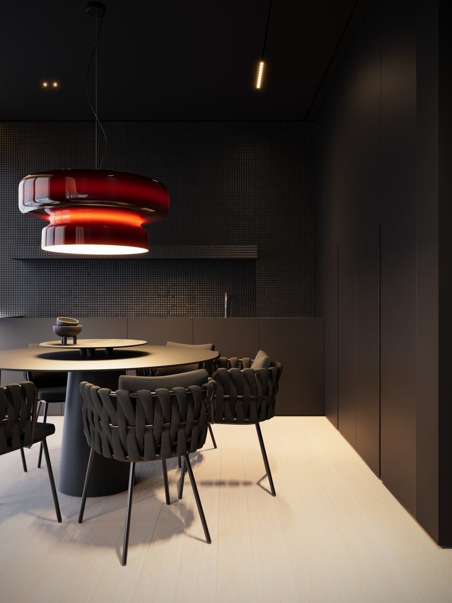 Zerithce Glass Modern Minimalist Pendant Lamp