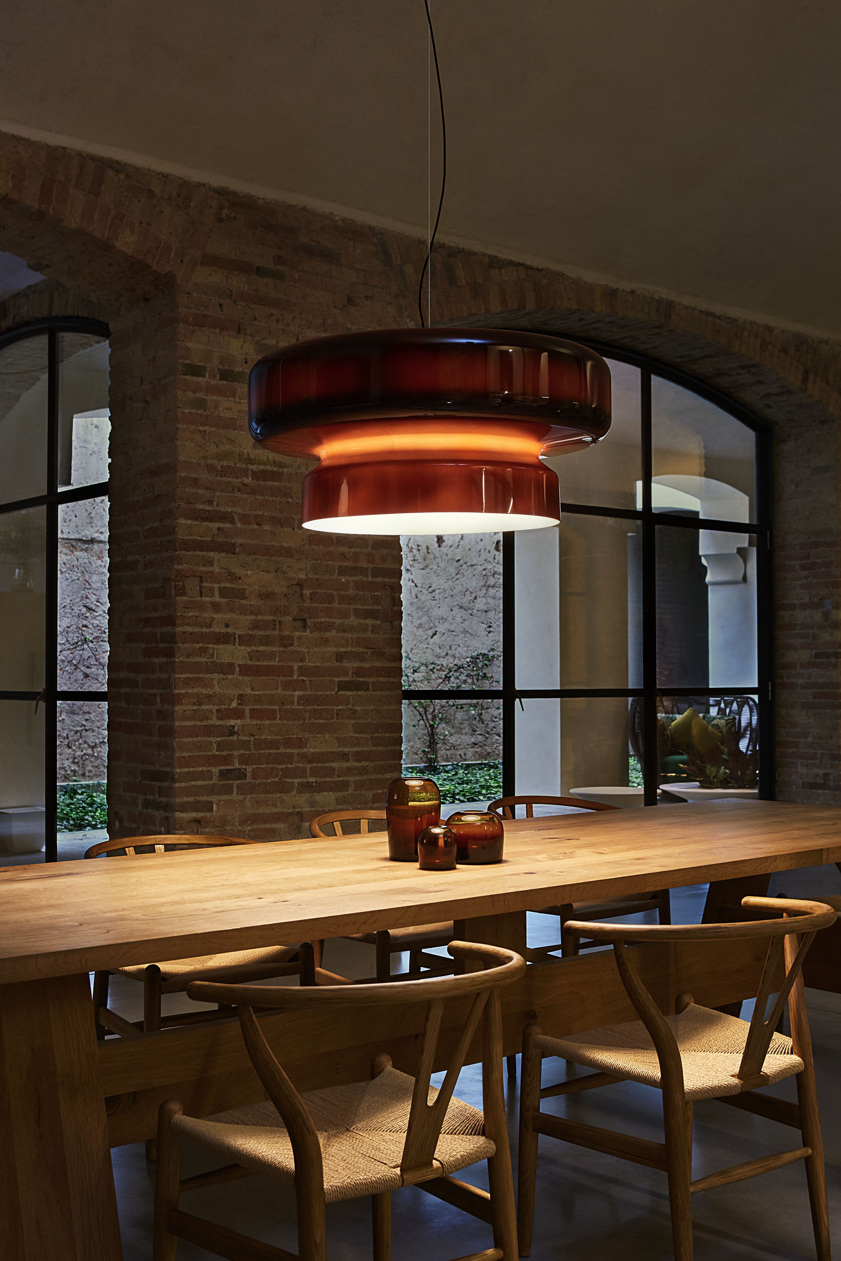 Zerithce Glass Modern Minimalist Pendant Lamp