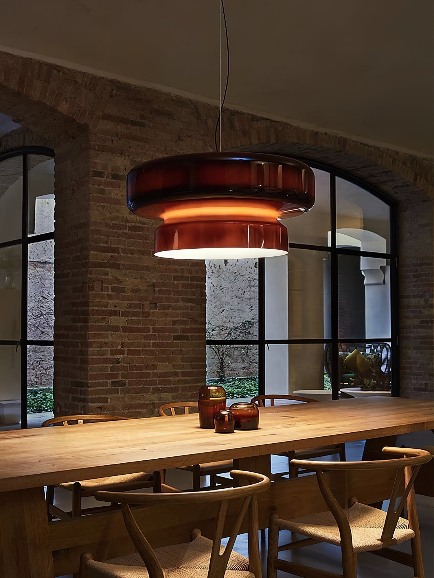 Zerithce Glass Modern Minimalist Pendant Lamp