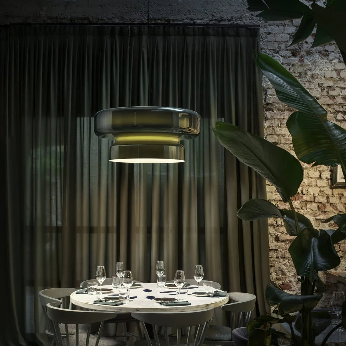 Zerithce Glass Modern Minimalist Pendant Lamp