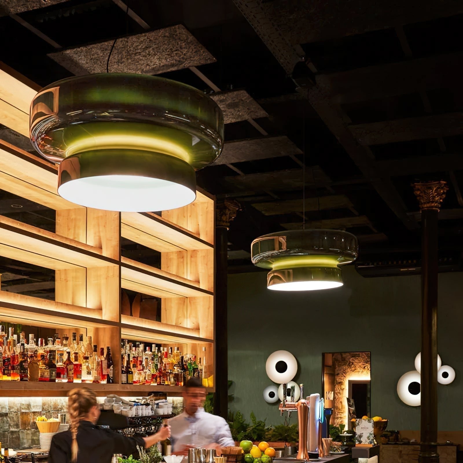 Zerithce Glass Modern Minimalist Pendant Lamp