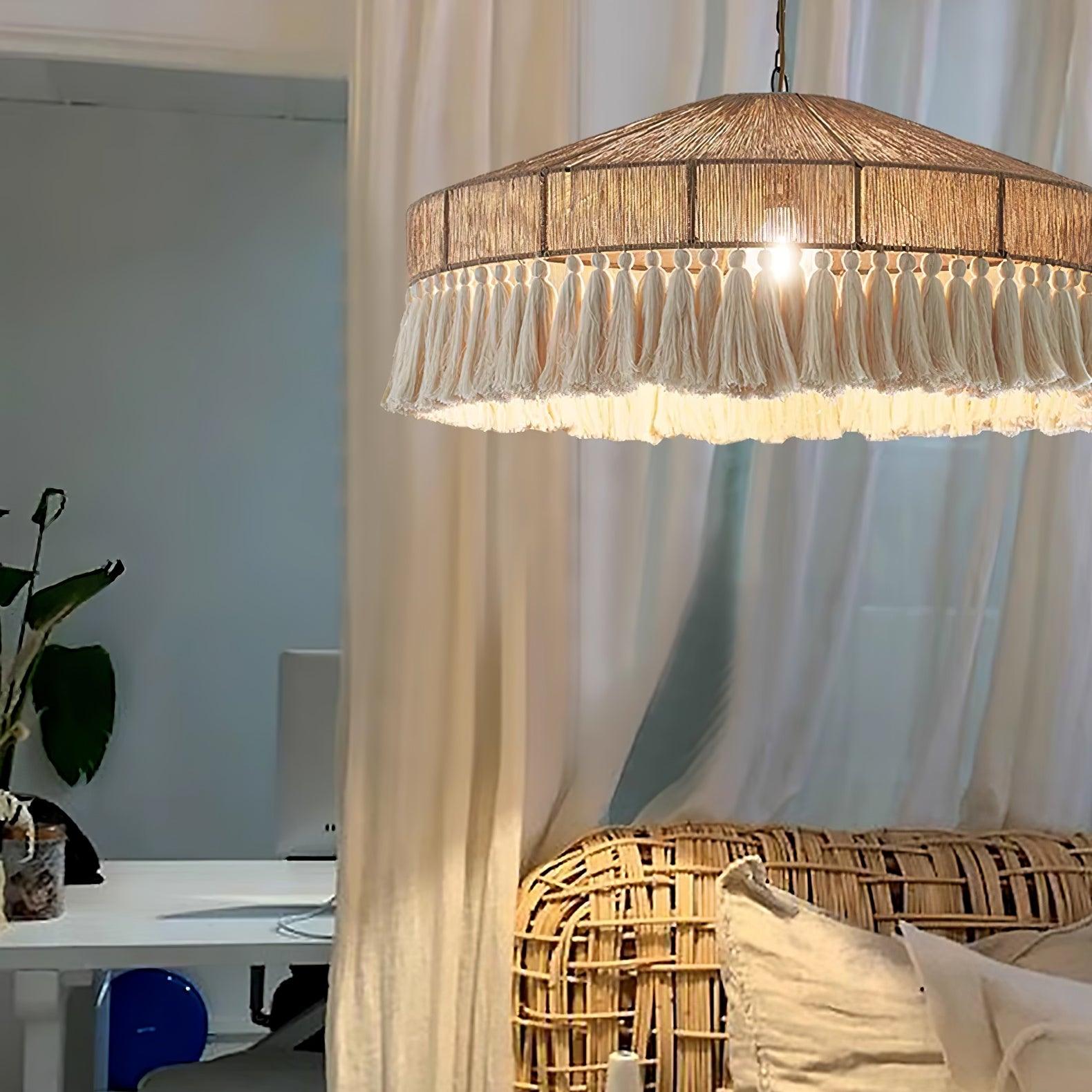 Ohev Hemp Rope Pendant Light