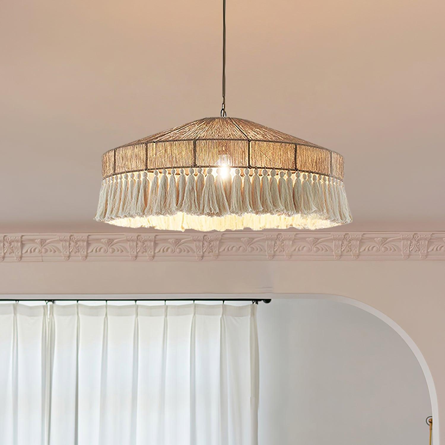 Ohev Hemp Rope Pendant Light